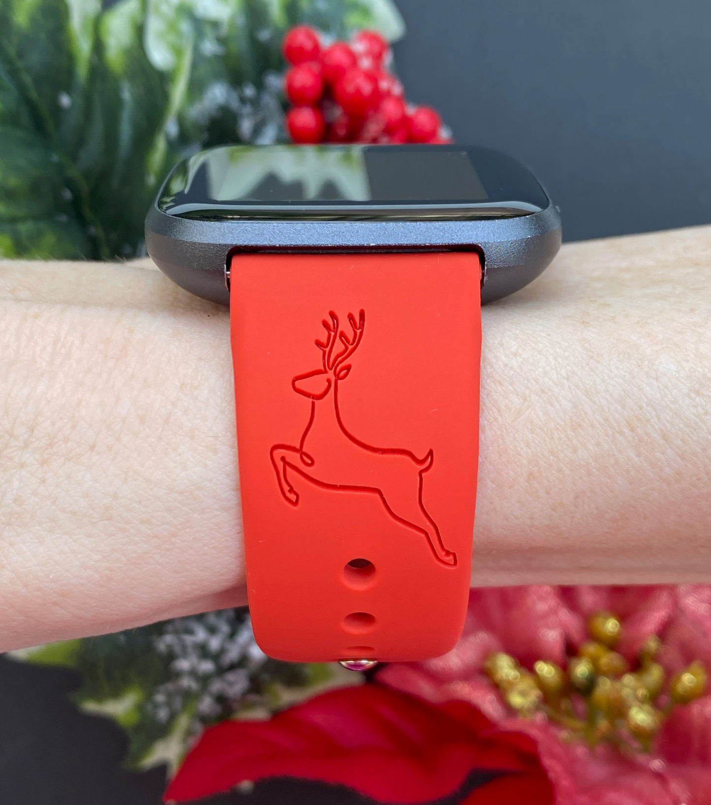 Reindeer Fitbit Versa 1/2 Watch Band