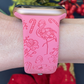 Candy Cane Flamingo Apple Watch Band