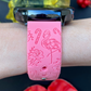 Christmas Flamingo 20mm Samsung Galaxy Watch Band