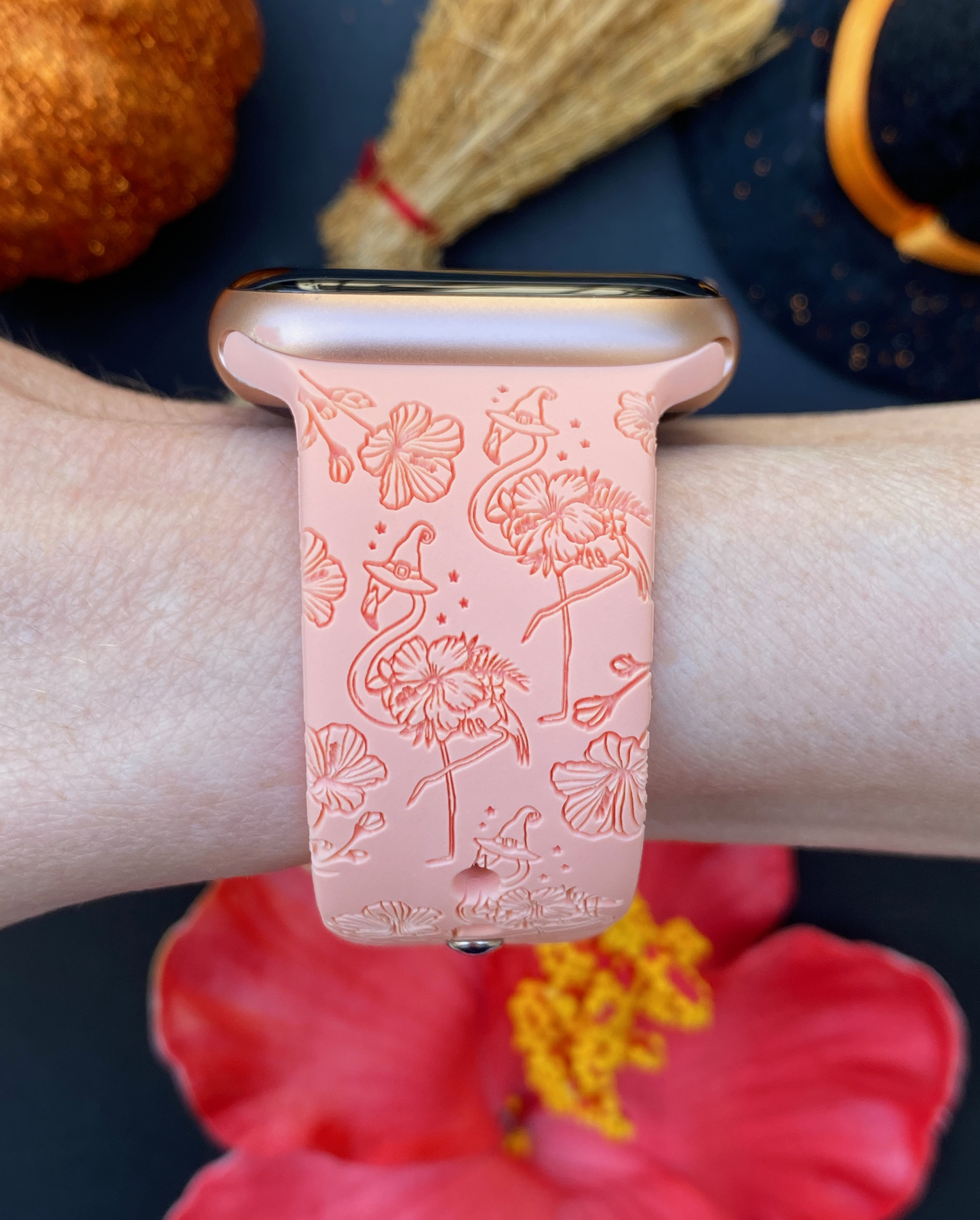 Halloween Flamingo Apple Watch Band