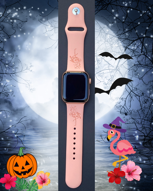 Halloween Flamingo Apple Watch Band