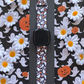 Floral Ghosts Fitbit Versa 3/Versa 4/Sense/Sense 2 Watch Band
