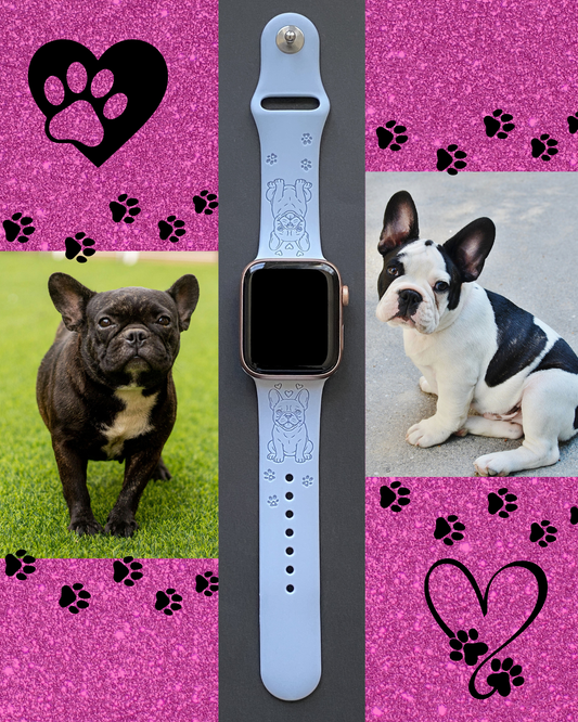 My Little French Bulldog Dog Watch Band For Apple Watch
