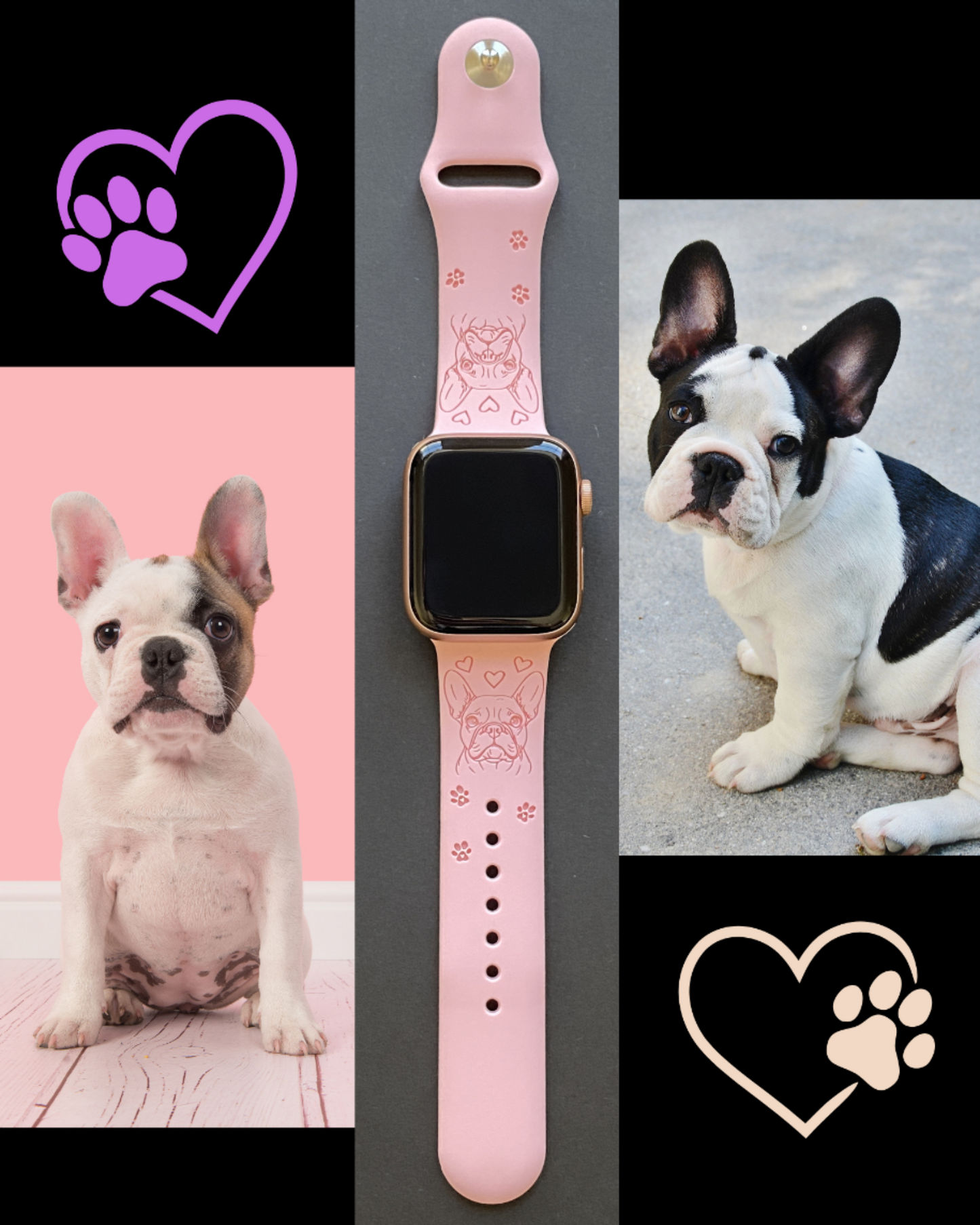 My French Bulldog Dog Watch Band For Apple Watch