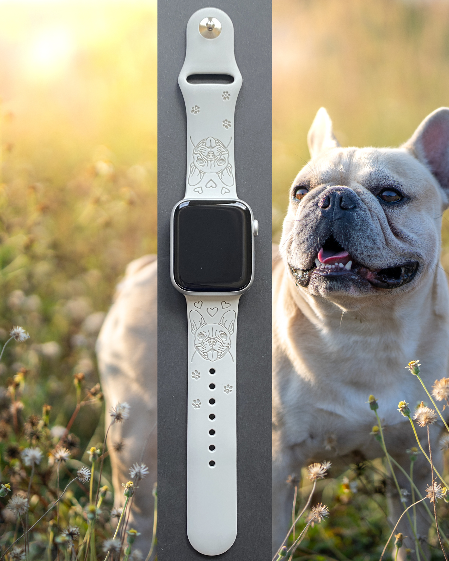 French Bulldog Dog Watch Band For Apple Watch