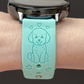Bichon Frise 20mm Samsung Galaxy Watch Band