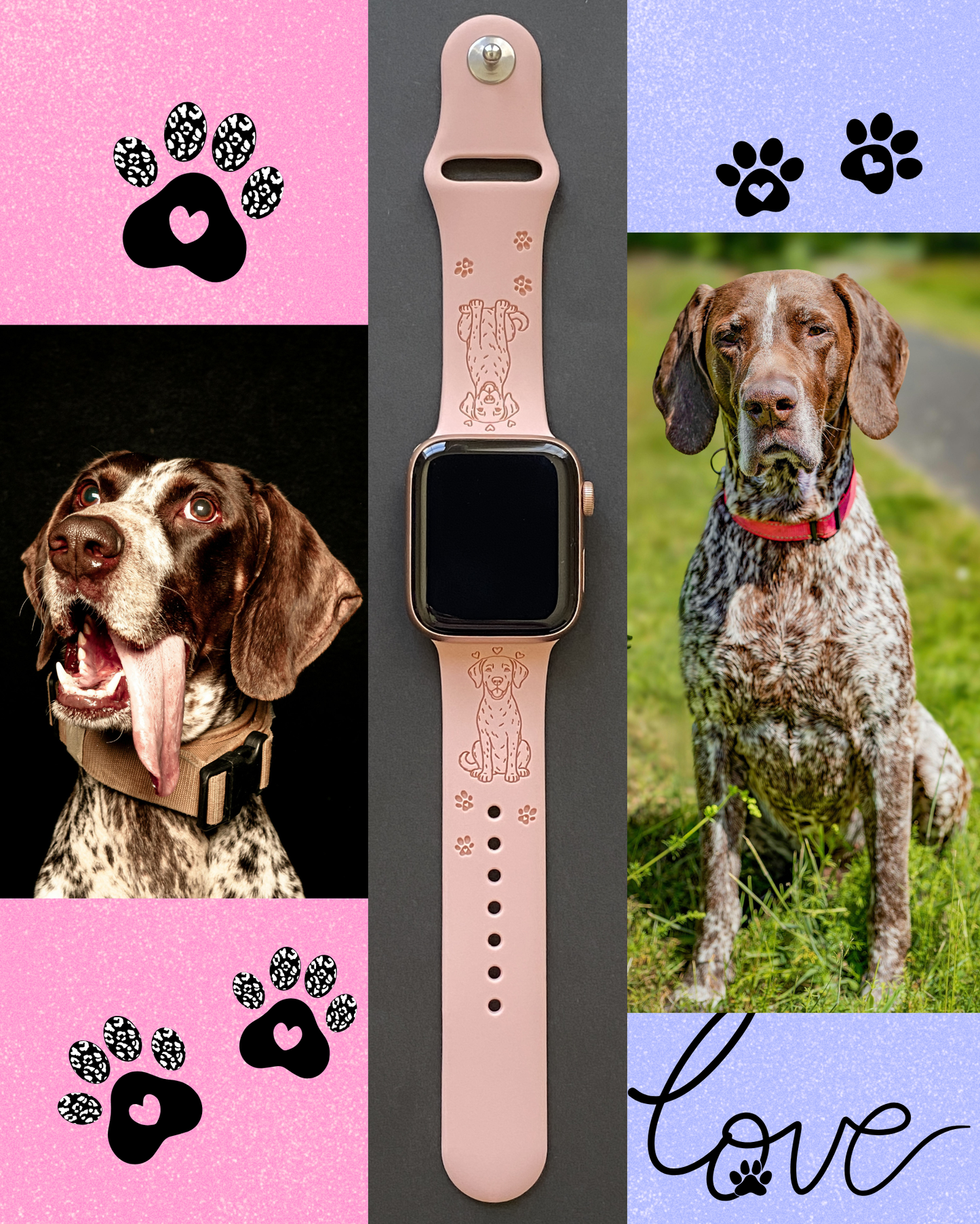 My Pet German Shorthaired Pointer Dog Watch Band For Apple Watch