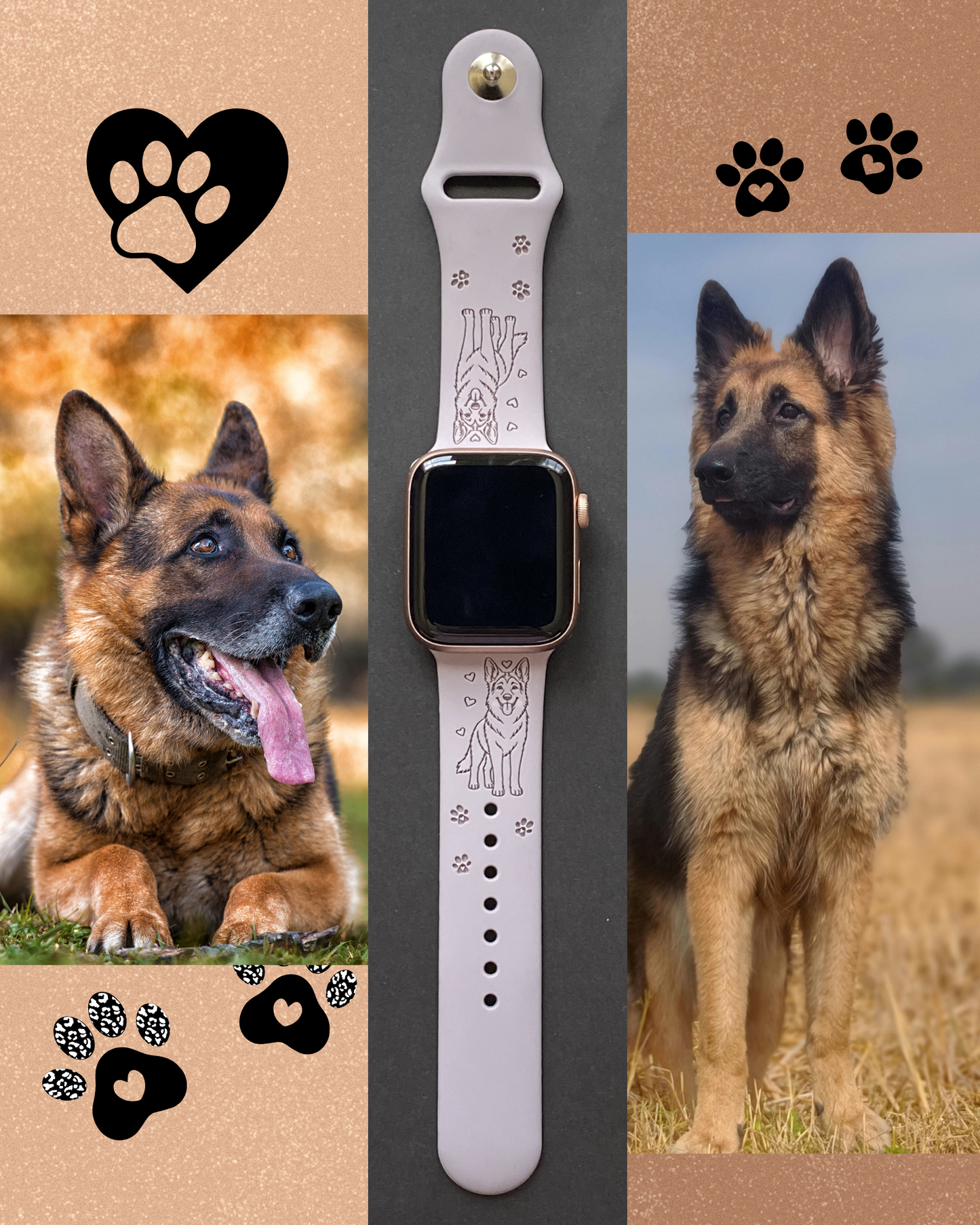 My Pet German Shepherd Watch Band For Apple Watch