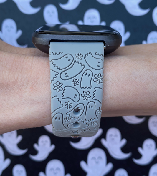 Ghost Fitbit Versa 1/2 Watch Band