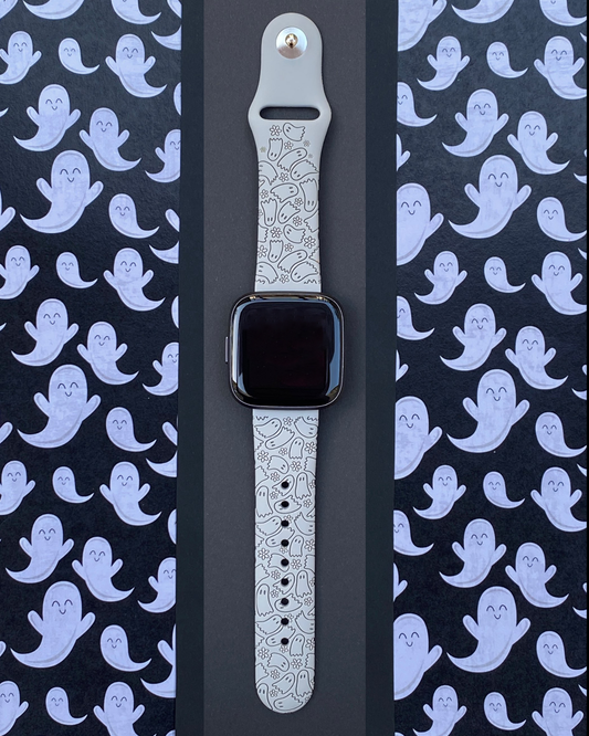 Ghost Fitbit Versa 1/2 Watch Band