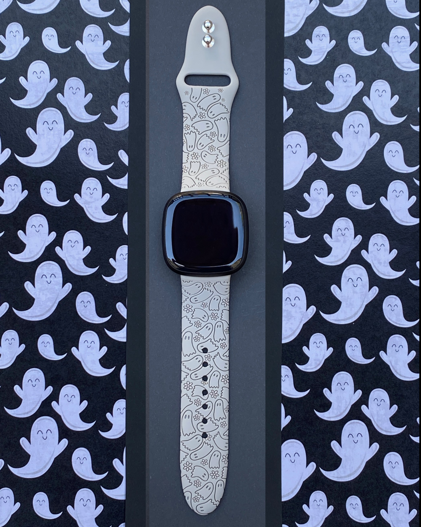 Ghosts Fitbit Versa 3/Versa 4/Sense/Sense 2 Watch Band