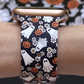 Floral Ghosts Watch Band For Apple Watch
