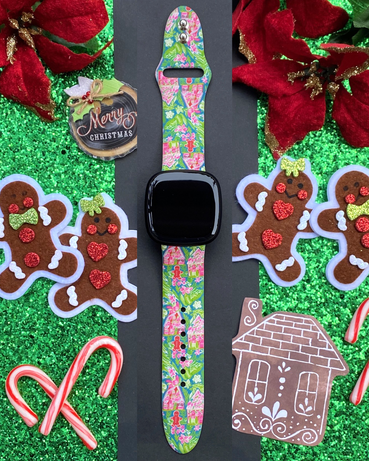 Gingerbread Fitbit Versa 1/2 Watch Band