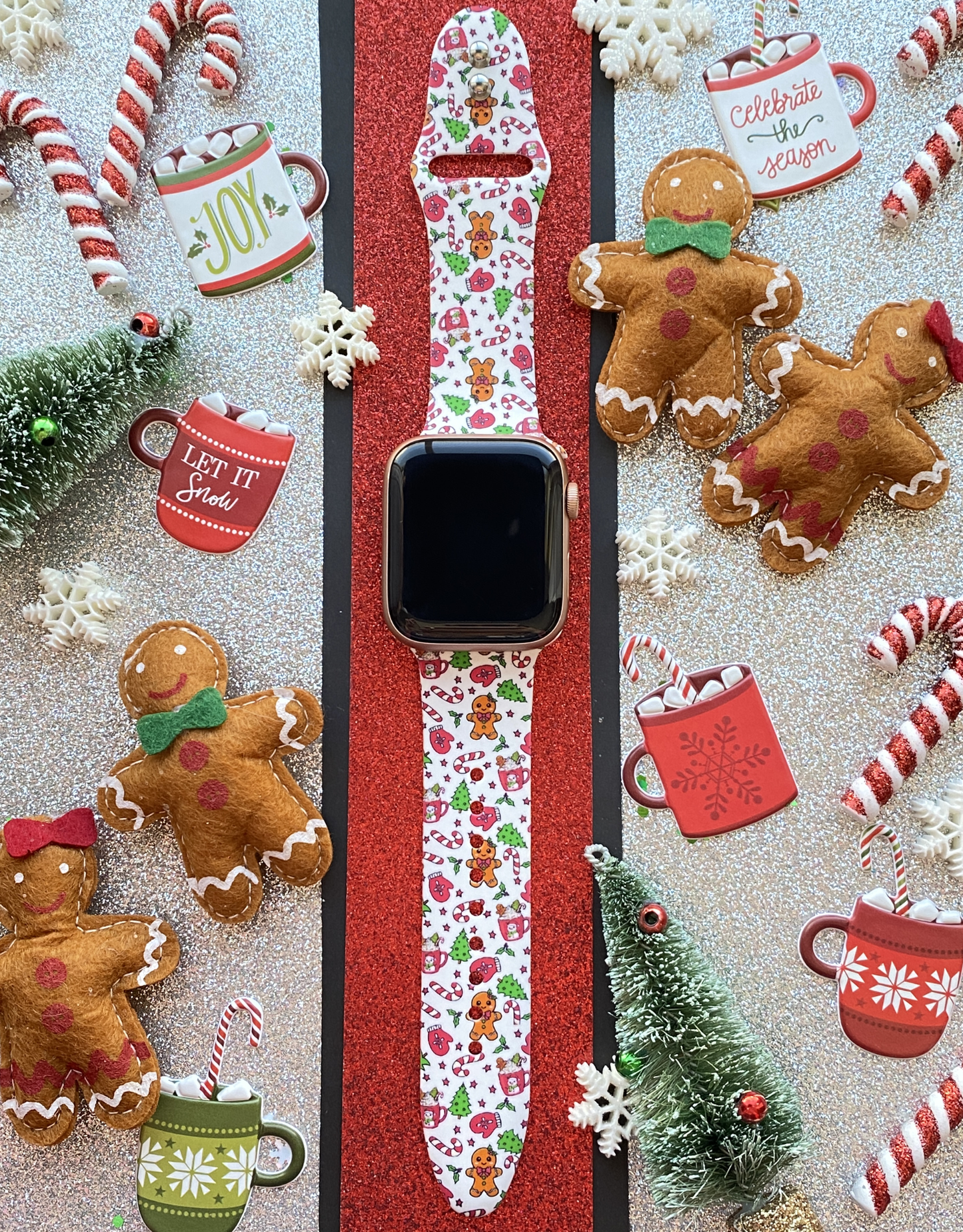Sweet Gingerbread Christmas Watch Band For Apple Watch