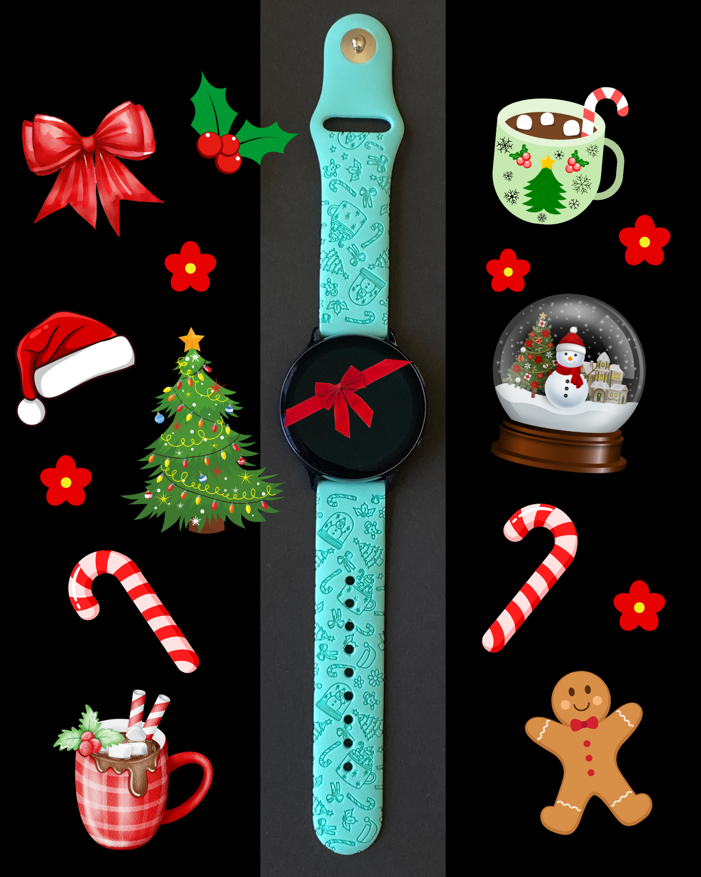 Christmas Fun 20mm Samsung Galaxy Watch Band