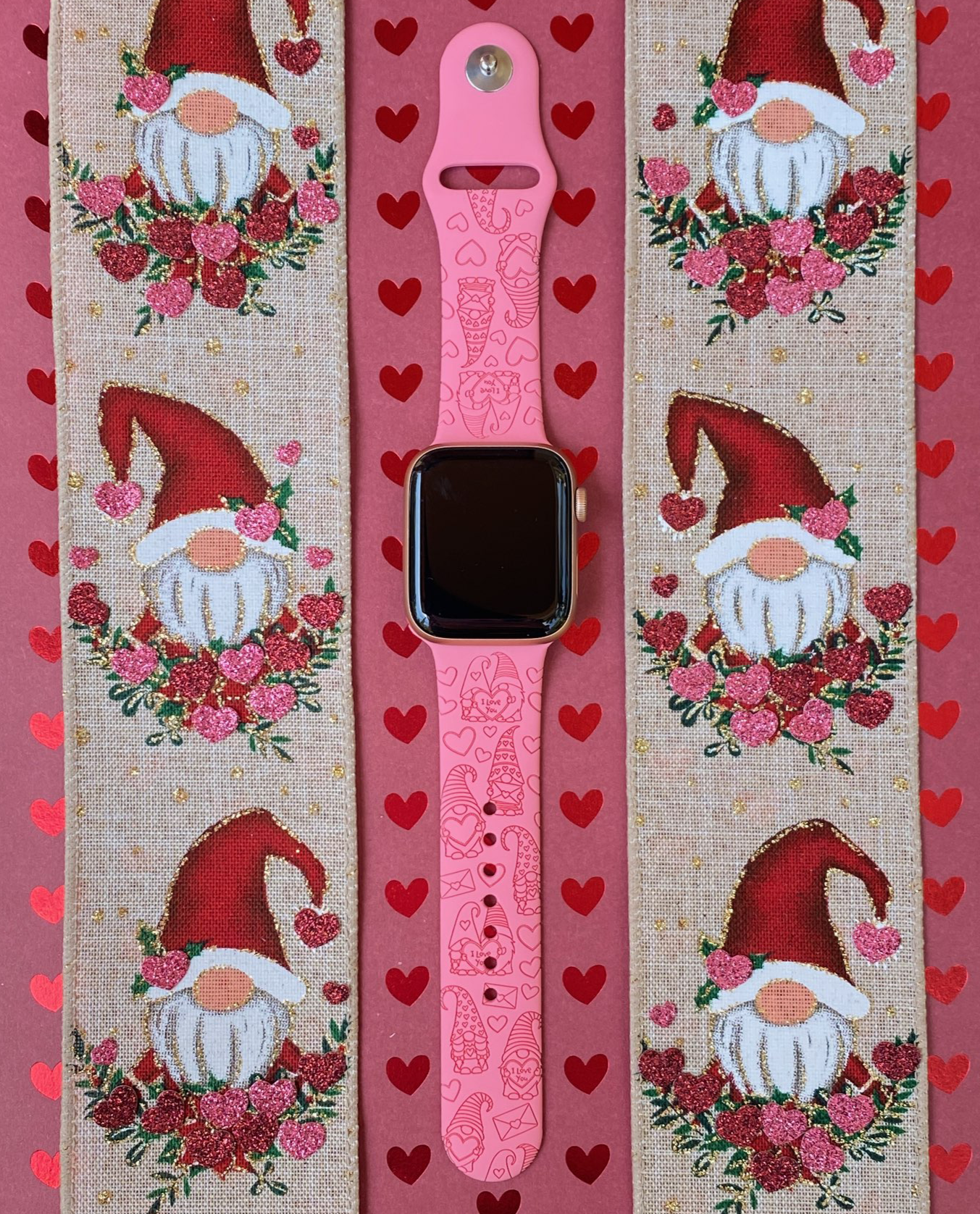 Gnomes Valentines Apple Watch Band