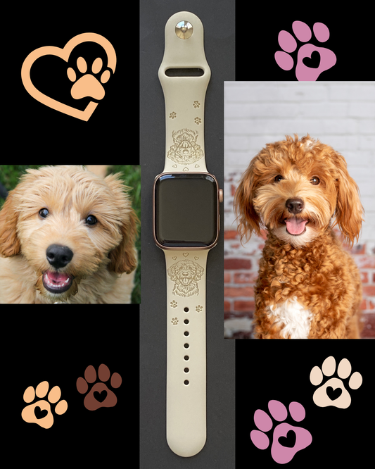 My Pet Goldendoodle Dog Watch Band For Apple Watch