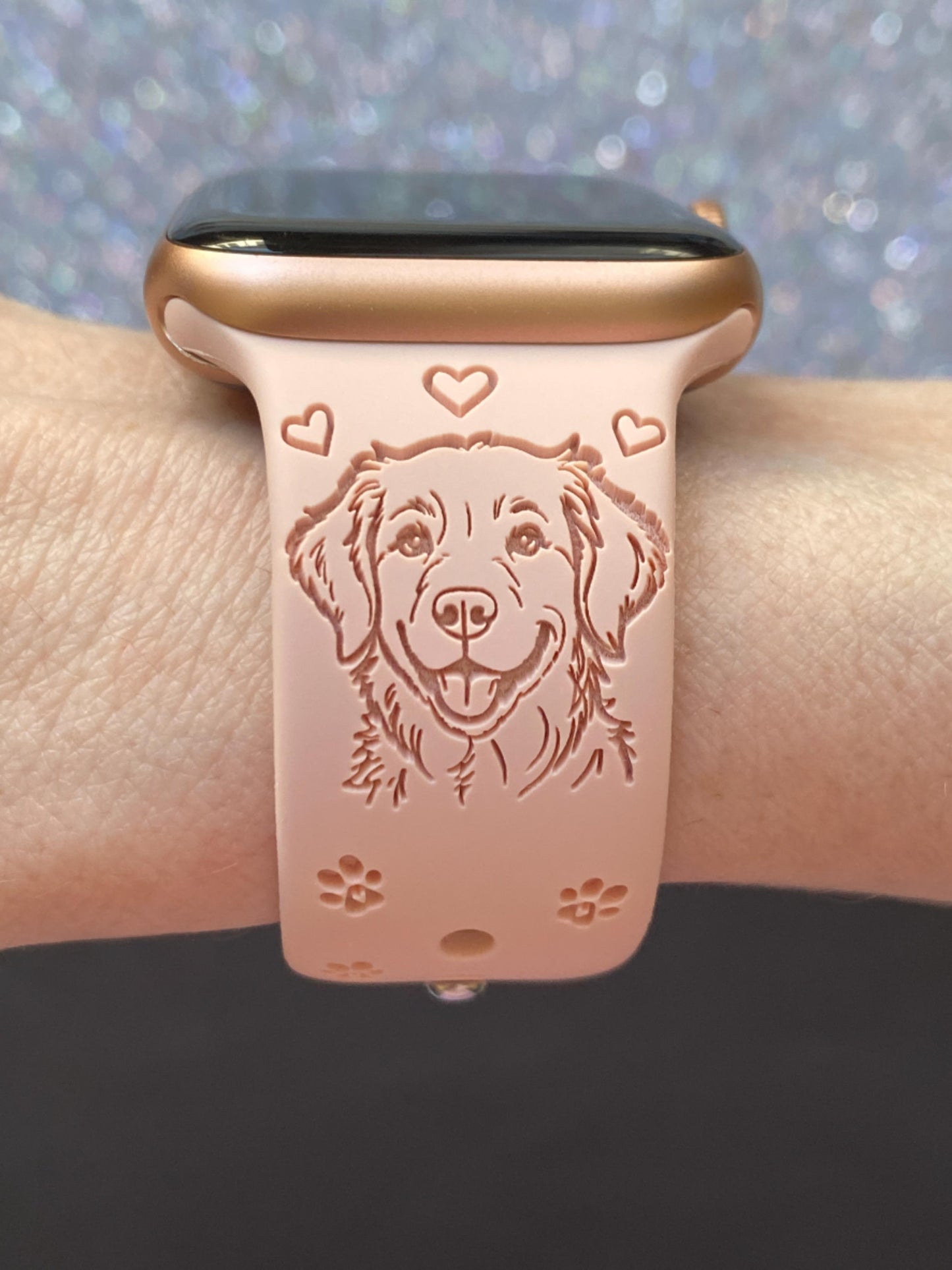 My Best Friend Golden Retriever Dog Watch Band For Apple Watch