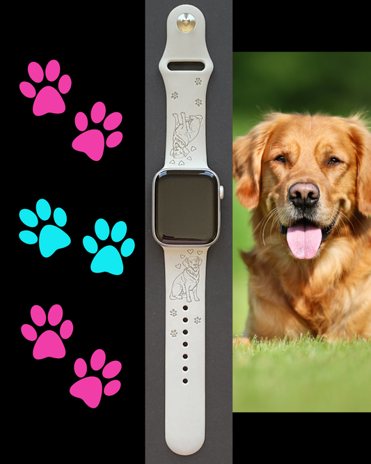 Golden Retriever Dog Watch Band For Apple Watch