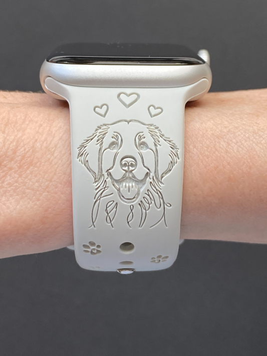 Cute Golden Retriever Watch Band For Apple Watch