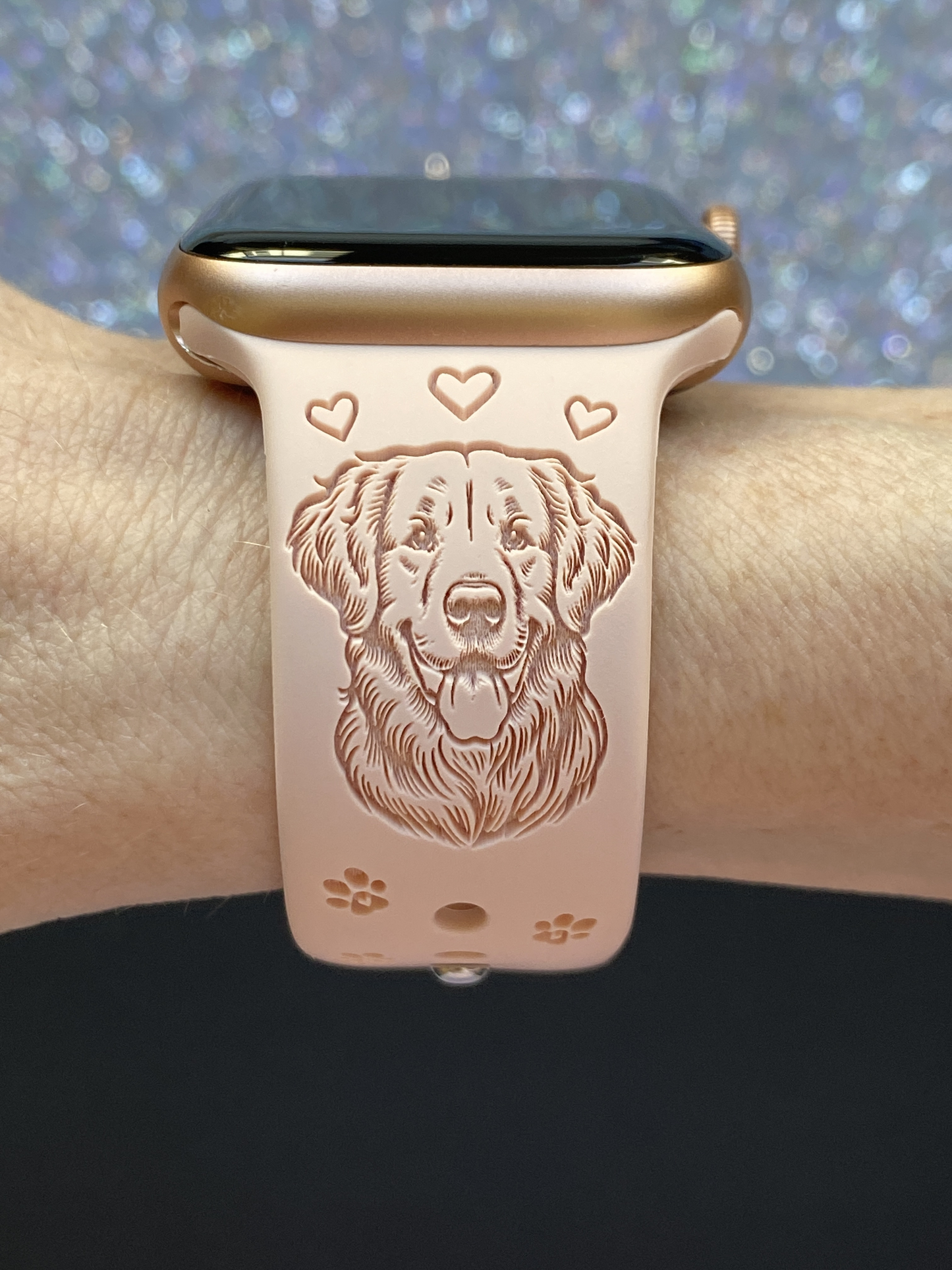 Cute Golden Retriever Watch Band For Apple Watch