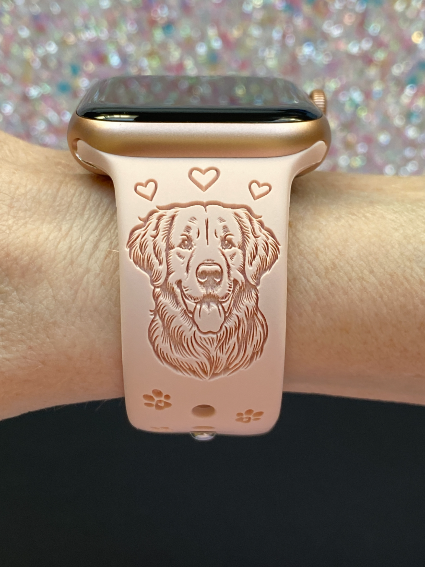 Cute Golden Retriever Watch Band For Apple Watch
