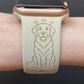 Joyful Golden Retriever Dog Watch Band For Apple Watch
