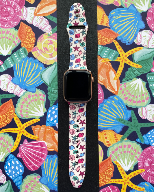 Colorful Seashells Watch Band For Apple Watch
