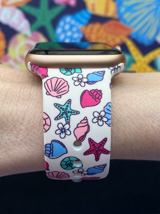 Colorful Seashells Watch Band For Apple Watch