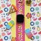 Groovy Flamingo Summer Watch Band For Apple Watch