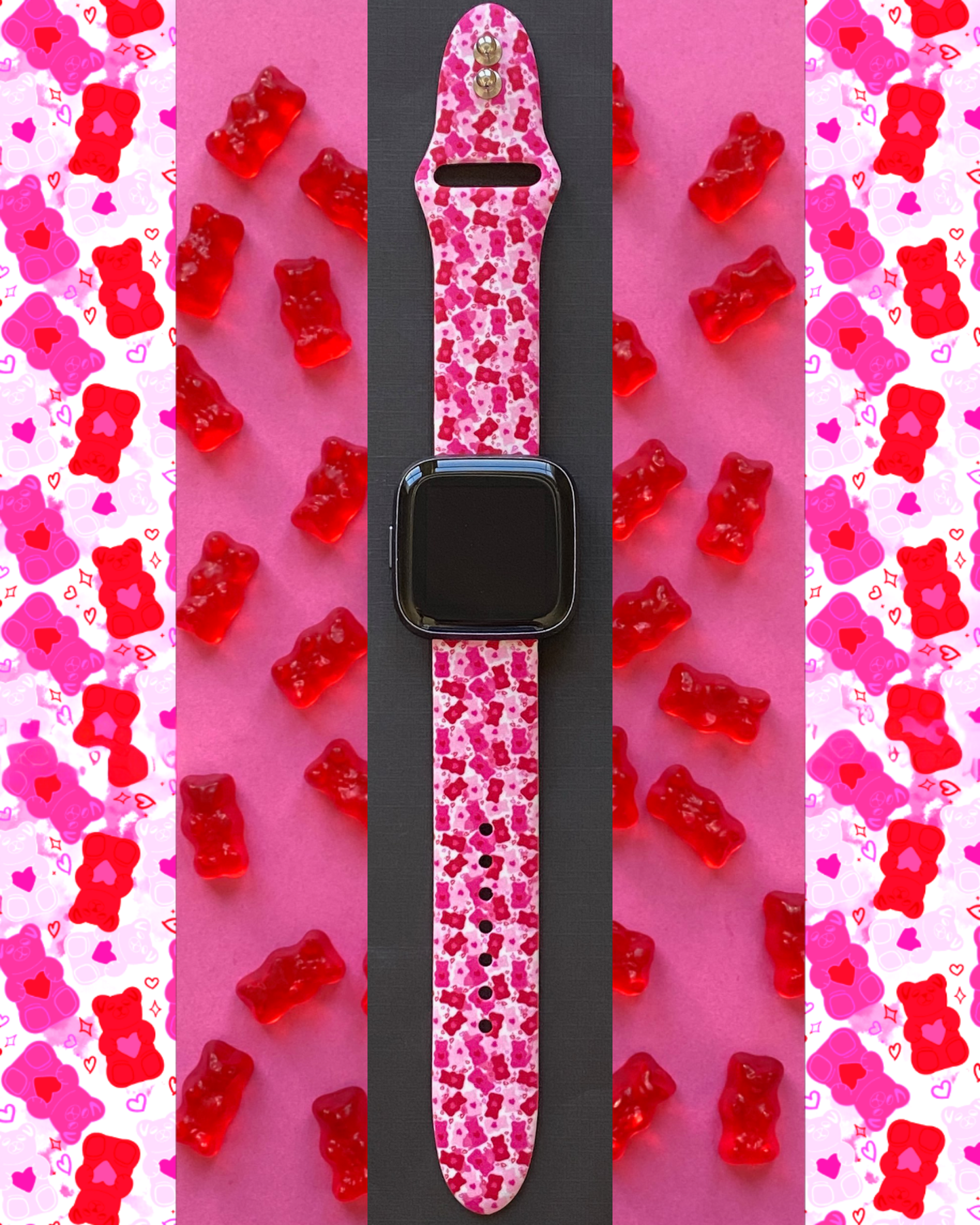 Valentine Bears Fitbit Versa 3/Versa 4/Sense/Sense 2 Watch Band