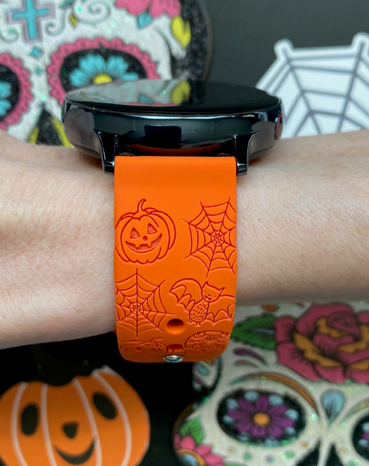 Spooky Halloween 20mm Samsung Galaxy Watch Band