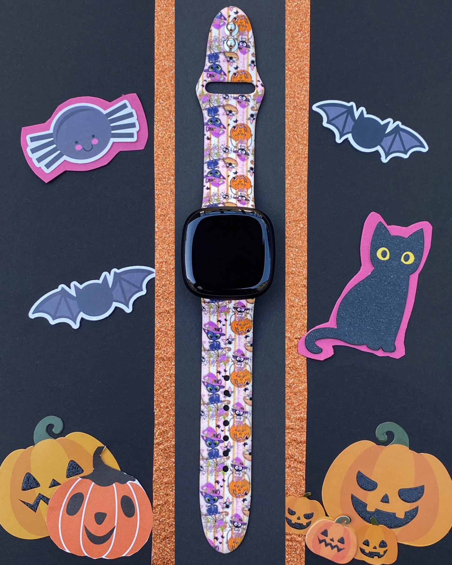 Halloween Friends Fitbit Versa 3/Versa 4/Sense/Sense 2 Watch Band