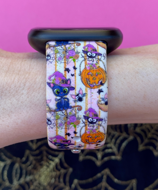 Halloween Friends Fitbit Versa 3/Versa 4/Sense/Sense 2 Watch Band