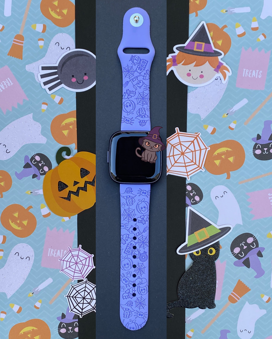 Cute Halloween Cat Fitbit Versa 1/2 Watch Band