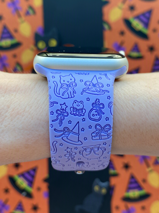 Witchy Cats Watch Band For Apple Watch
