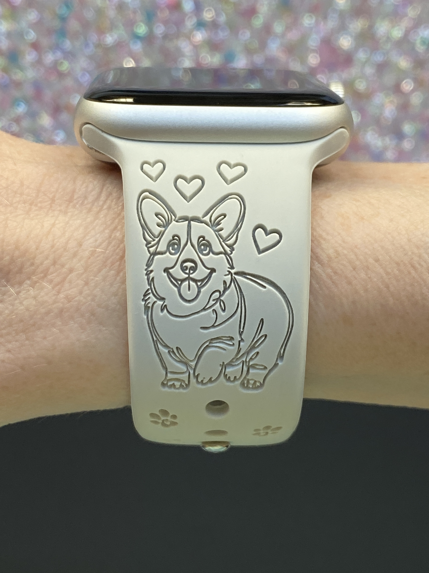 Happy Corgi Dog Watch Band For Apple Watch