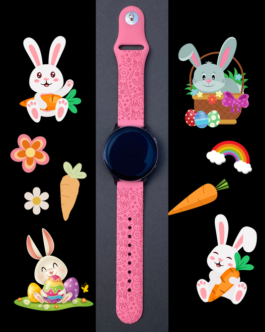 Happy Easter 20mm Samsung Galaxy Watch Band