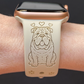 Joyful English Bulldog Watch Band For Apple Watch