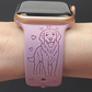 Happy Golden Retriever Dog Watch Band For Apple Watch