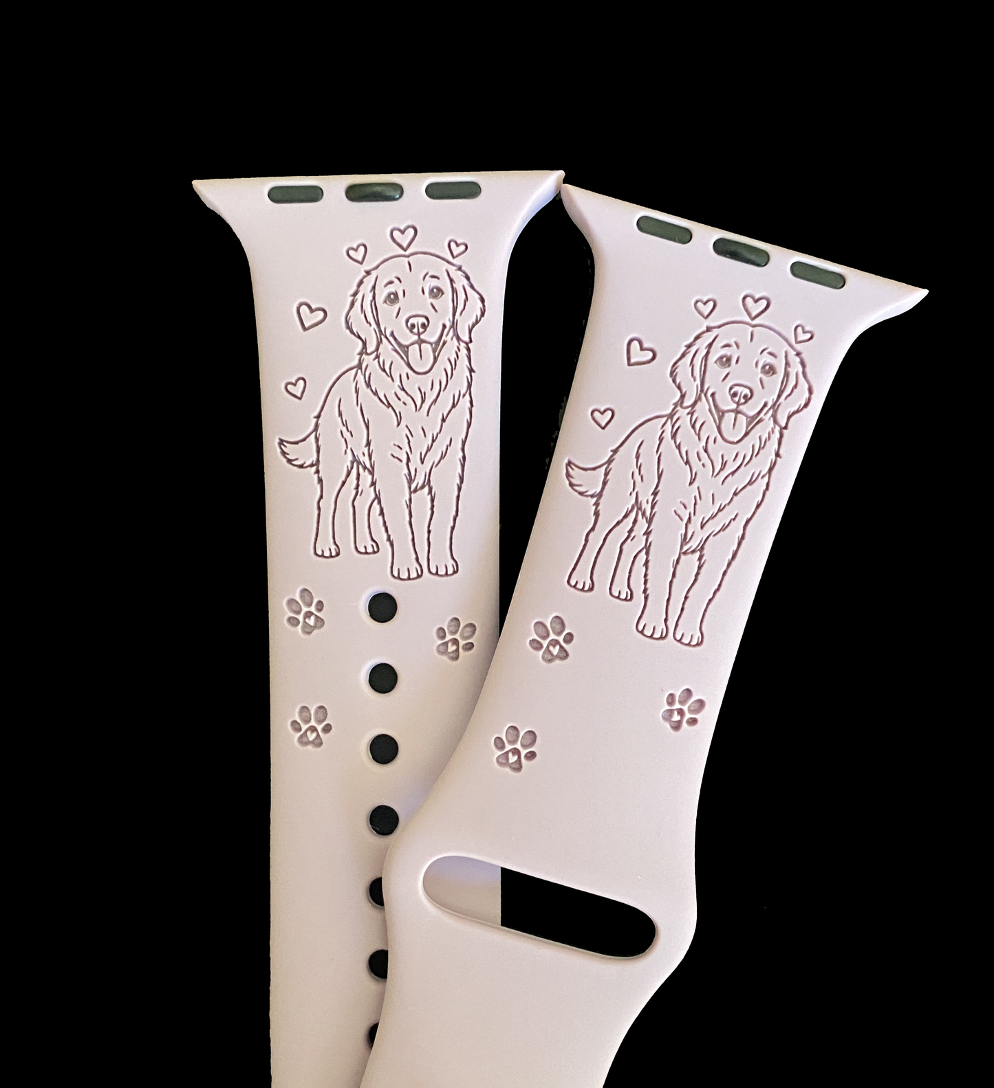 Happy Golden Retriever Dog Watch Band For Apple Watch