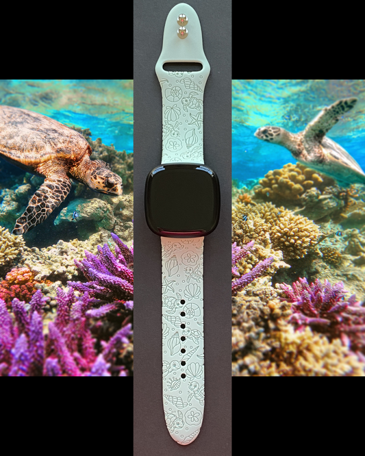 Happy Turtles Fitbit Versa 3/Versa 4/Sense/Sense 2 Watch Band