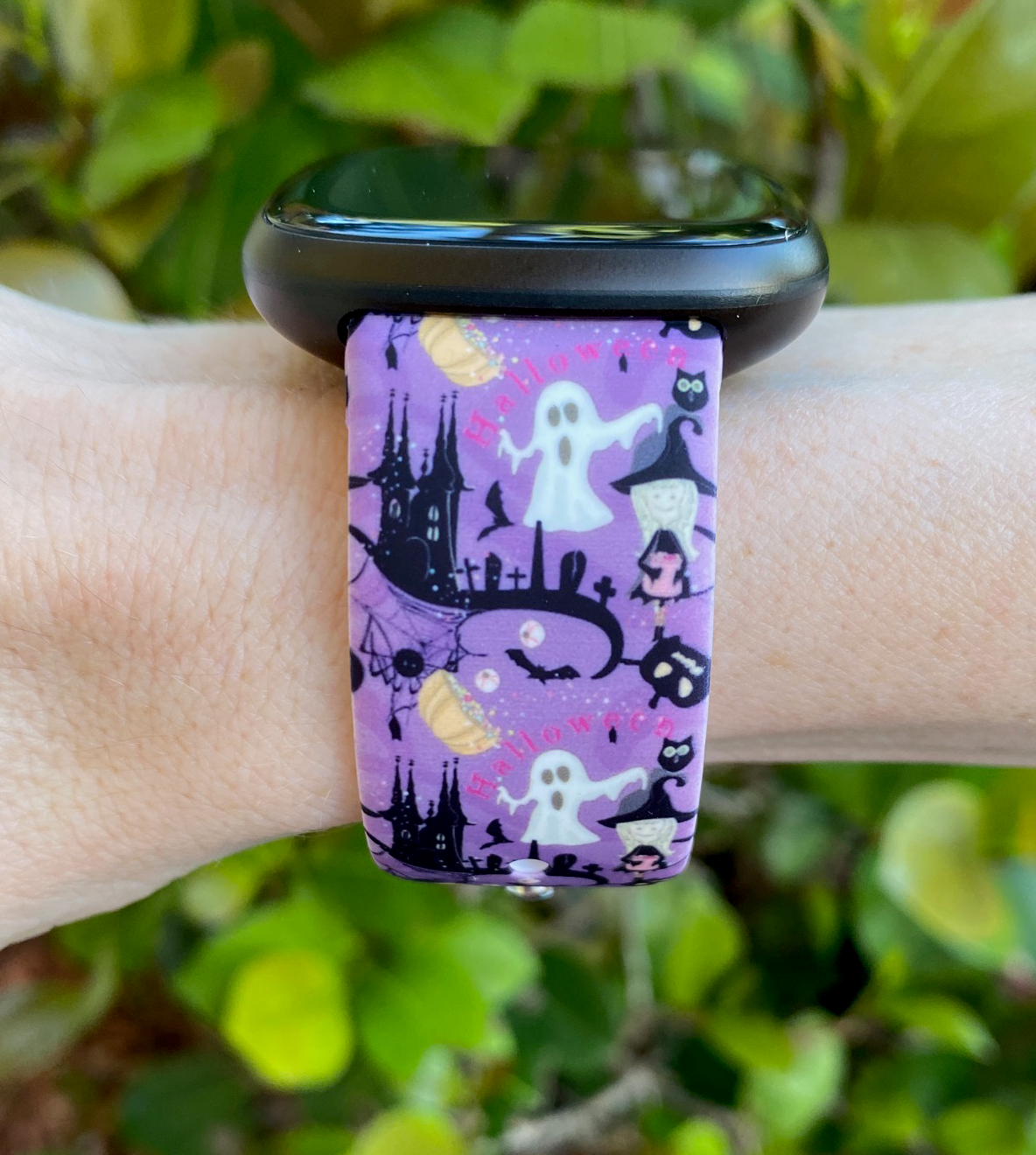 Haunted House Fitbit Versa 3/Versa 4/Sense/Sense 2 Watch Band