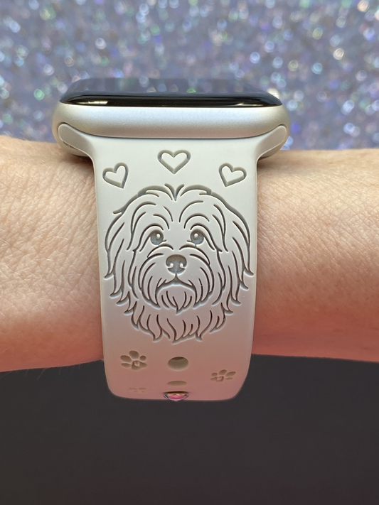 Havanese Dog Watch Band For Apple Watch