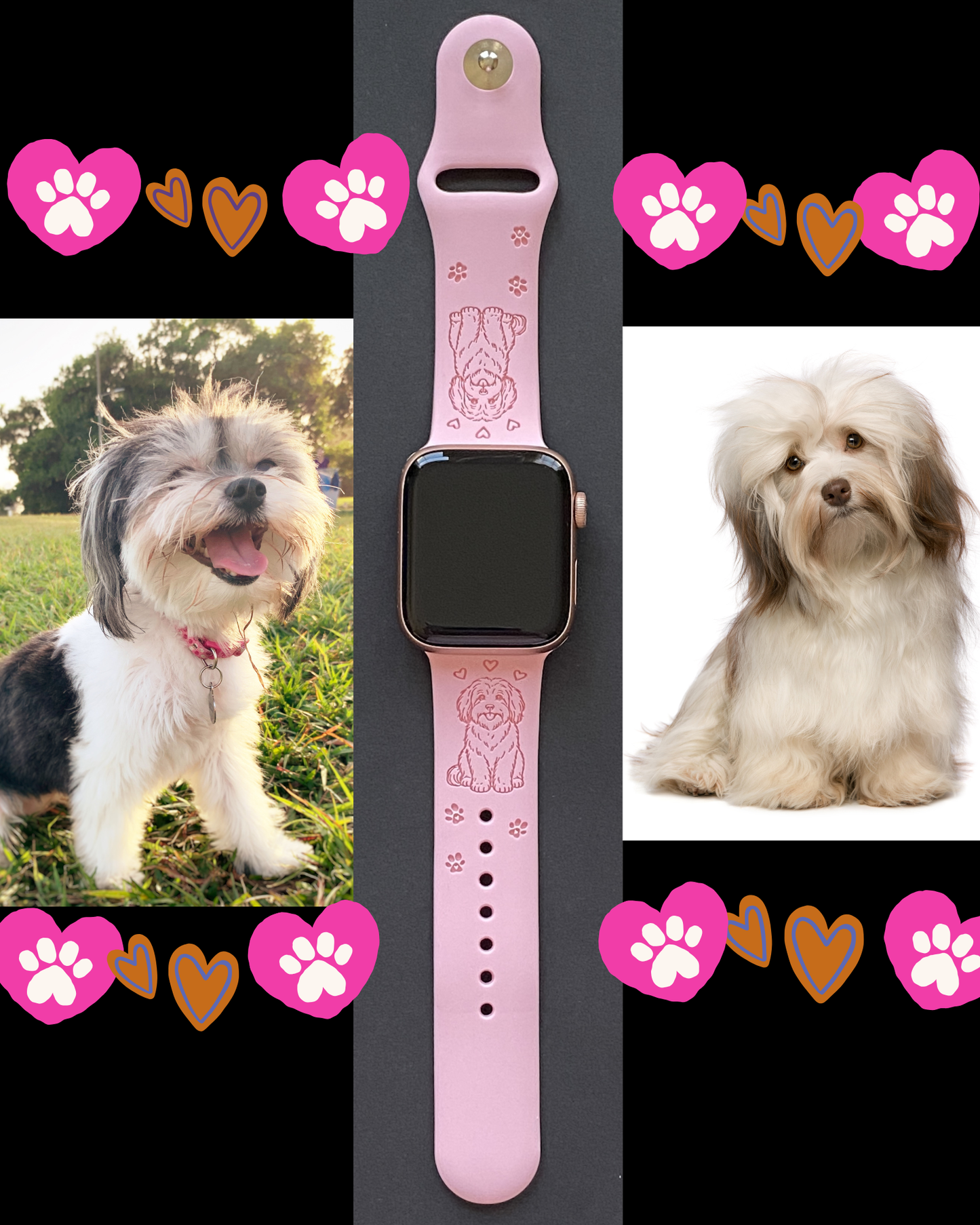 My Pet Havanese Dog Watch Band For Apple Watch
