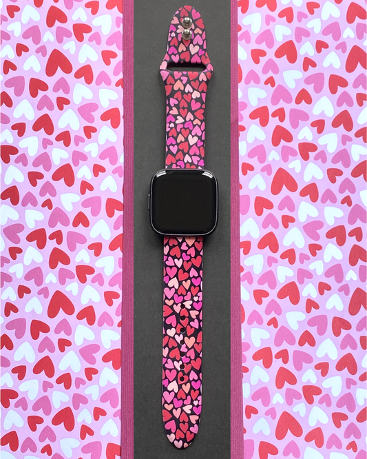 Valentine Hearts Fitbit Versa 1/2 Watch Band