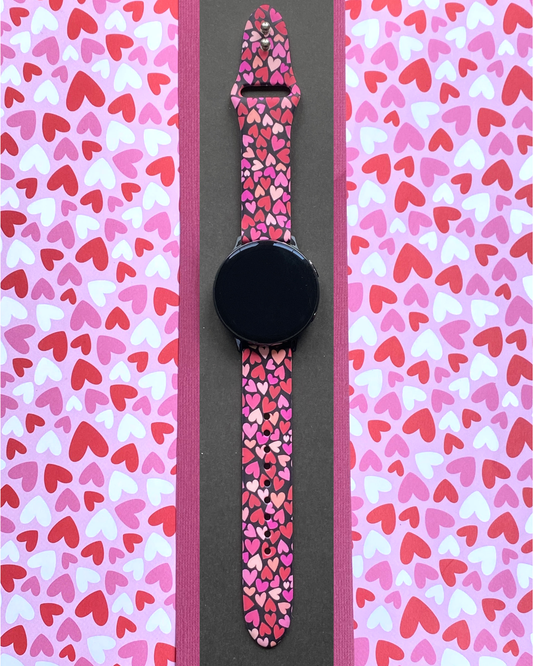 Valentine Hearts Samsung Galaxy Watch Band