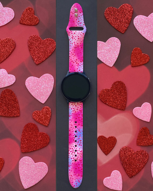 Sprinkle of Hearts Samsung Galaxy Watch Band