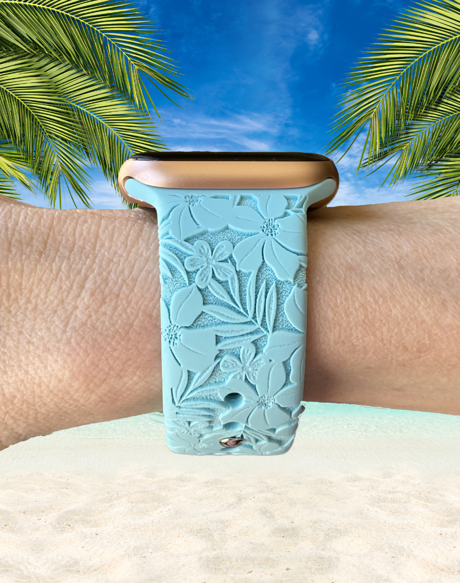 Hibiscus Watch Band For Apple Watch
