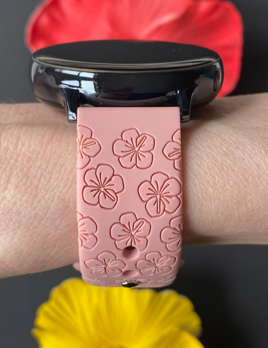 Blooming Hibiscus Samsung Galaxy Watch Band